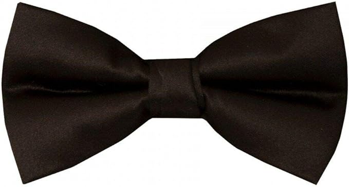 Small Collection London Boys Kids Plain Basic Back Navy Dickie Bow Tie - Kids Ties - British D'sire