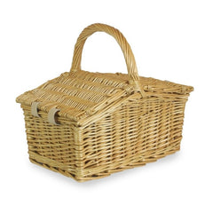 Small Double Lidded Picnic Basket - Empty Picnic Baskets - British D'sire