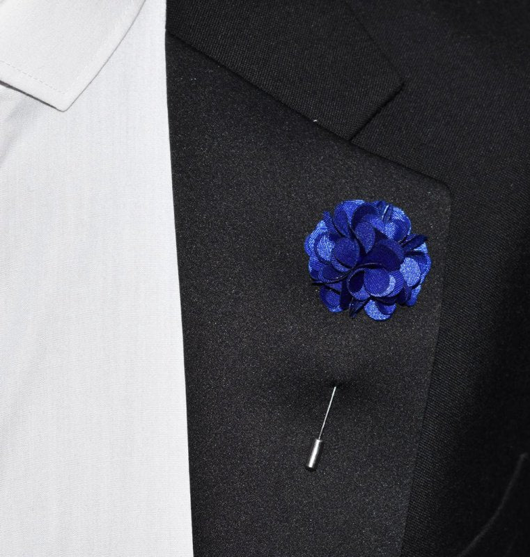 Small Groomsman Button Hole, Blue - All Products - British D'sire