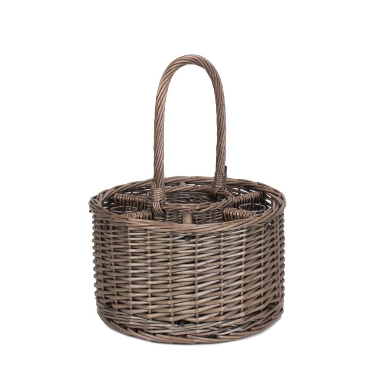 Special Event Basket Wicker Basket Wine Glasses - Drinks Baskets - British D'sire