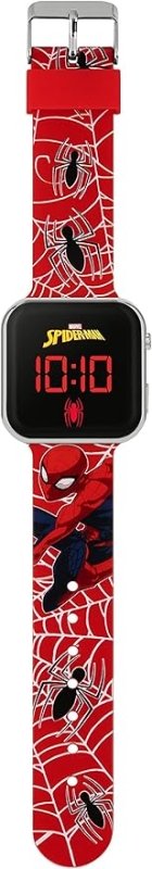 Spiderman Boy's Digital Quartz Watch with Silicone Strap SPD4719ARG - Kids watches - British D'sire