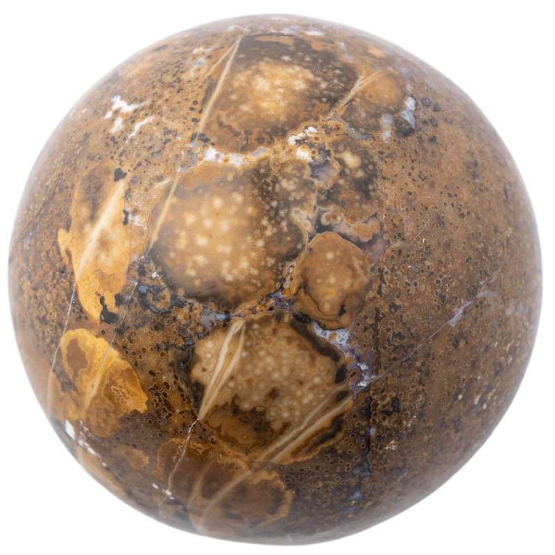 Spotted Agate Sphere 25 - 30mm - British D'sire