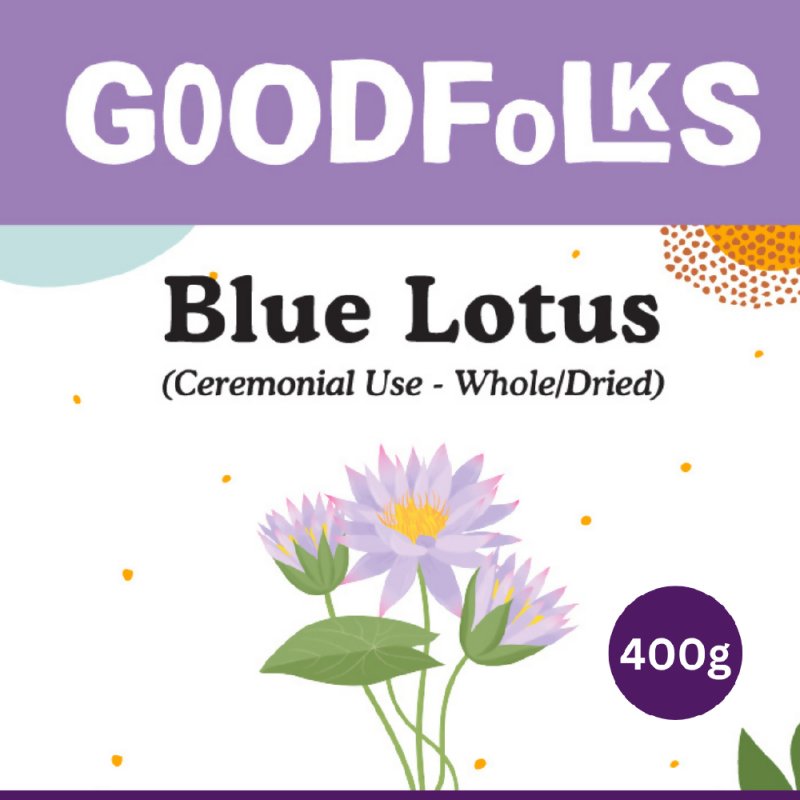 Sri Lankan Blue Lotus - Dried Whole 50g - British D'sire