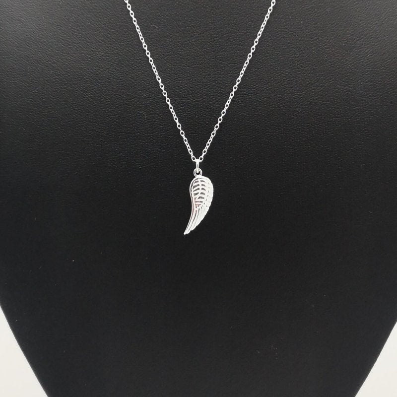 Sterling Silver Angel Wing Pendant - Pendants - British D'sire