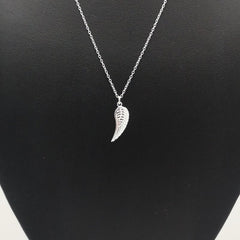 Sterling Silver Angel Wing Pendant - Pendants - British D'sire