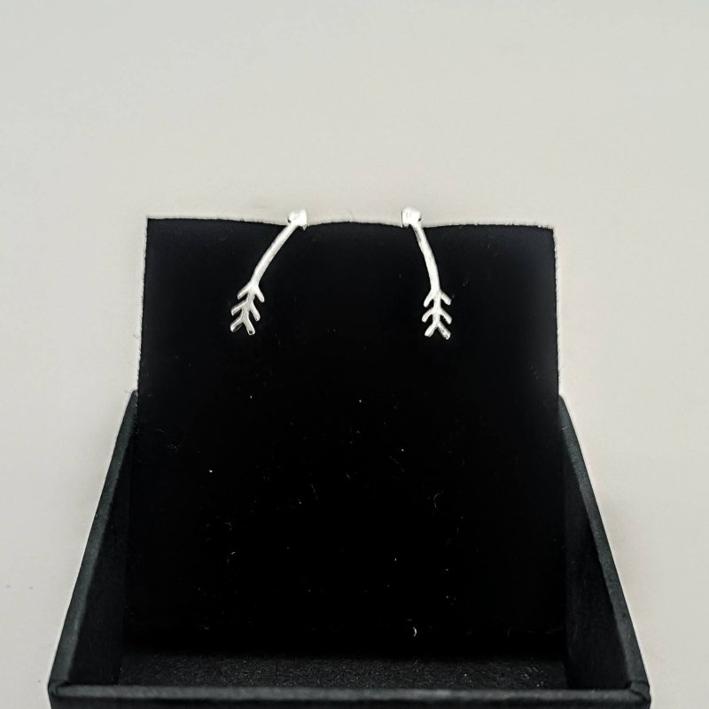 Sterling Silver Arrow Ear Climbers - Ear Climbers - British D'sire