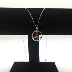 Sterling Silver Peace Pendant - Pendants - British D'sire