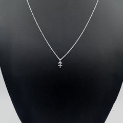 Sterling Silver Sagittarius Zodiac Sign Necklace - Necklaces - British D'sire