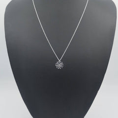 Sterling Silver Snowflake Necklace - Necklaces - British D'sire