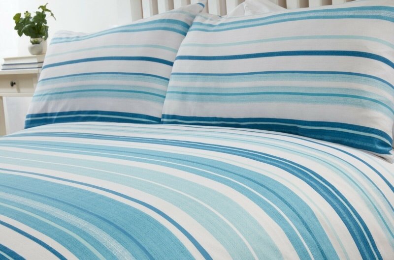 Stratford Stripe Duvet Cover Set Pillow Cases Quilt Cover Bedding Set - Duvet Set - British D'sire