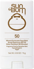 Sun Bum Mineral SPF 50 Sunscreen Face Stick | Vegan and Hawaii 104 Reef Act Compliant (Octinoxate & Oxybenzone Free) Broad Spectrum Natural Sunscreen with UVA/UVB Protection | .45 oz - British D'sire