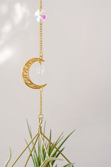 Sun, Moon and Star Crystal Airplant Suncatcher - Suncatchers - British D'sire