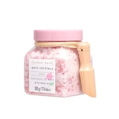 Sunday Rain Bath Crystals Rose, 500g - Bath Crystals - British D'sire