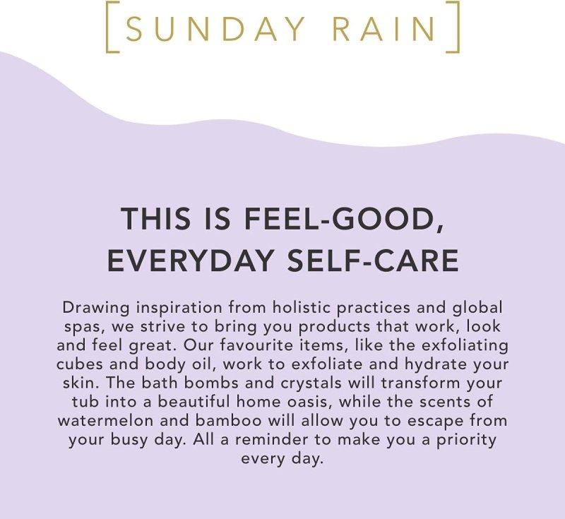 Sunday Rain Sleep Easy Lavender and Cedarwood Soy Candle, with Aromatherapy Oils, Up to 40 Hours Burn Time, Refreshing & Calming Fragrance, 265g - Candles - British D'sire