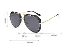 Black and Gold Sunglasses