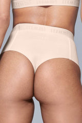 Supportive All Mesh Brazilian Briefs Nude Vivid - British D'sire