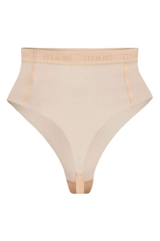 Supportive All Mesh Brazilian Briefs Nude Vivid - British D'sire