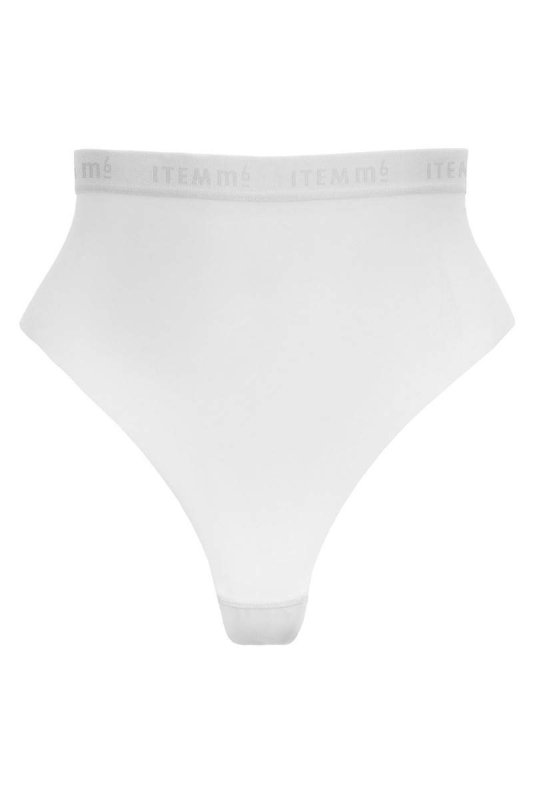 Supportive All Mesh Brazilian Briefs White - British D'sire