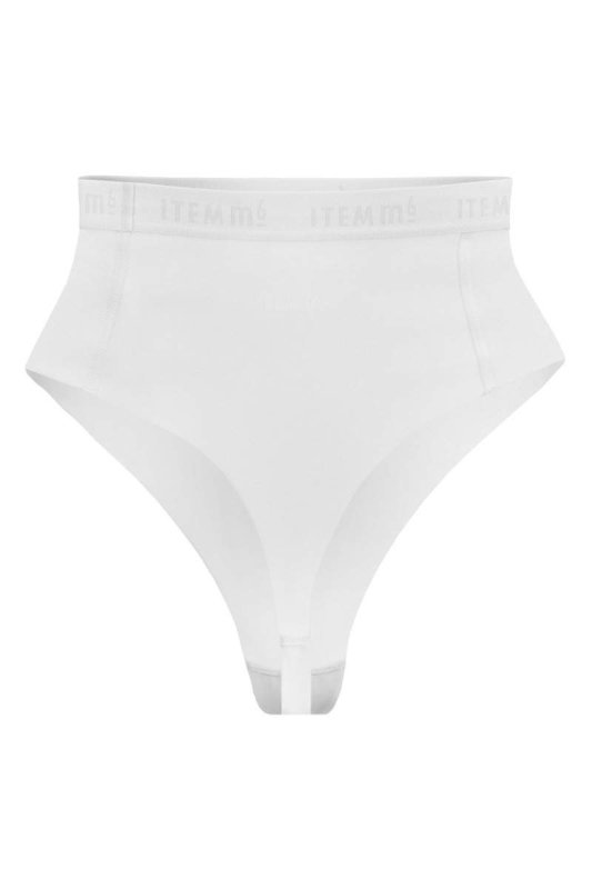 Supportive All Mesh Brazilian Briefs White - British D'sire