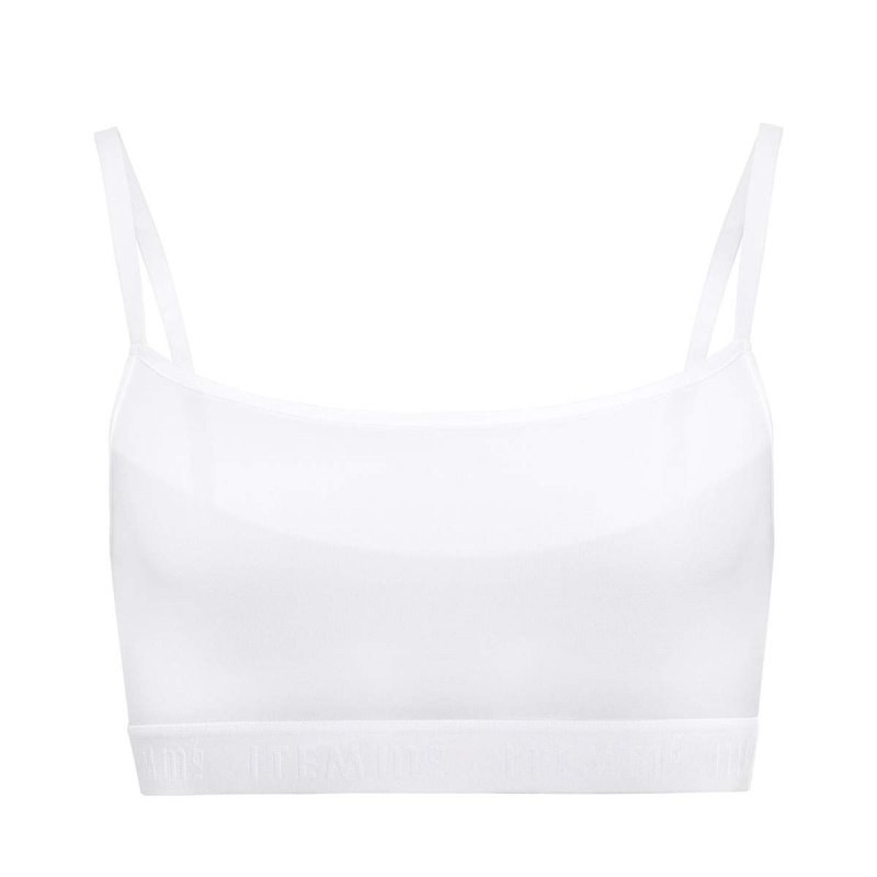 Supportive Power Mesh Bralette White - British D'sire