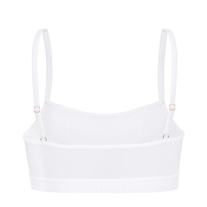 Supportive Power Mesh Bralette White - British D'sire