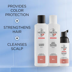 Nioxin 3-Part System | System 4 | Coloured Hair with Progressed Thinning Hair Treatment | Scalp Therapy | Hair Thickening Treatment