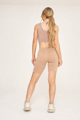 Taupe cycling shorts - Shorts - British D'sire