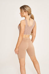 Taupe cycling shorts - Shorts - British D'sire