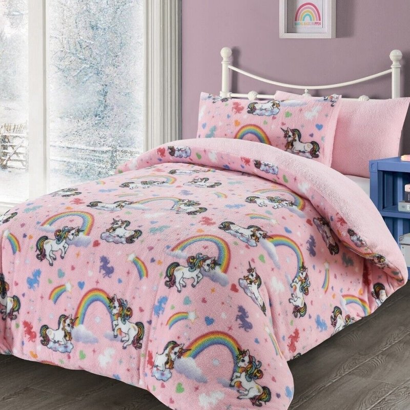 Teddy Fleece Cosy Kids Bedding Duvet Set - Home, Furniture & DIY:Bedding:Bedding Sets & Duvet Covers - British D'sire