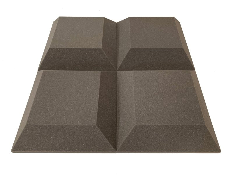 Tegular 4" Acoustic Studio Foam Tile Pack - Acoustic Foam Tile Packs - British D'sire