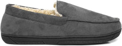 The Slipper Company Otis Mens Grey Moccasin - Men's shoes - British D'sire