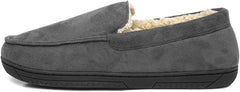 The Slipper Company Otis Mens Grey Moccasin - Men's shoes - British D'sire