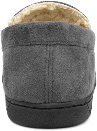 The Slipper Company Otis Mens Grey Moccasin - Men's shoes - British D'sire