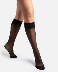 The Tame | Bio Black Knee Highs - Socks & Knee Highs - British D'sire