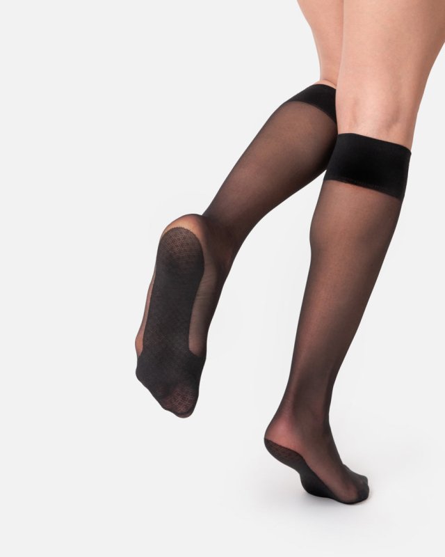 The Tame | Bio Black Knee Highs - Socks & Knee Highs - British D'sire