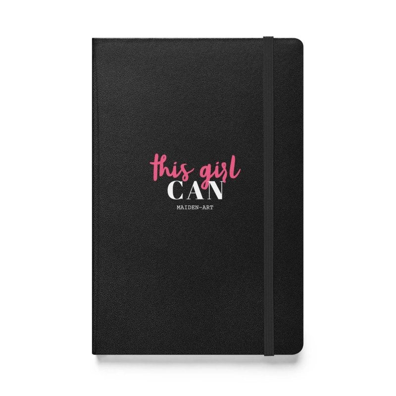 This Girl Can Hardcover bound notebook - JournalBook - stationary - notebook - British D'sire