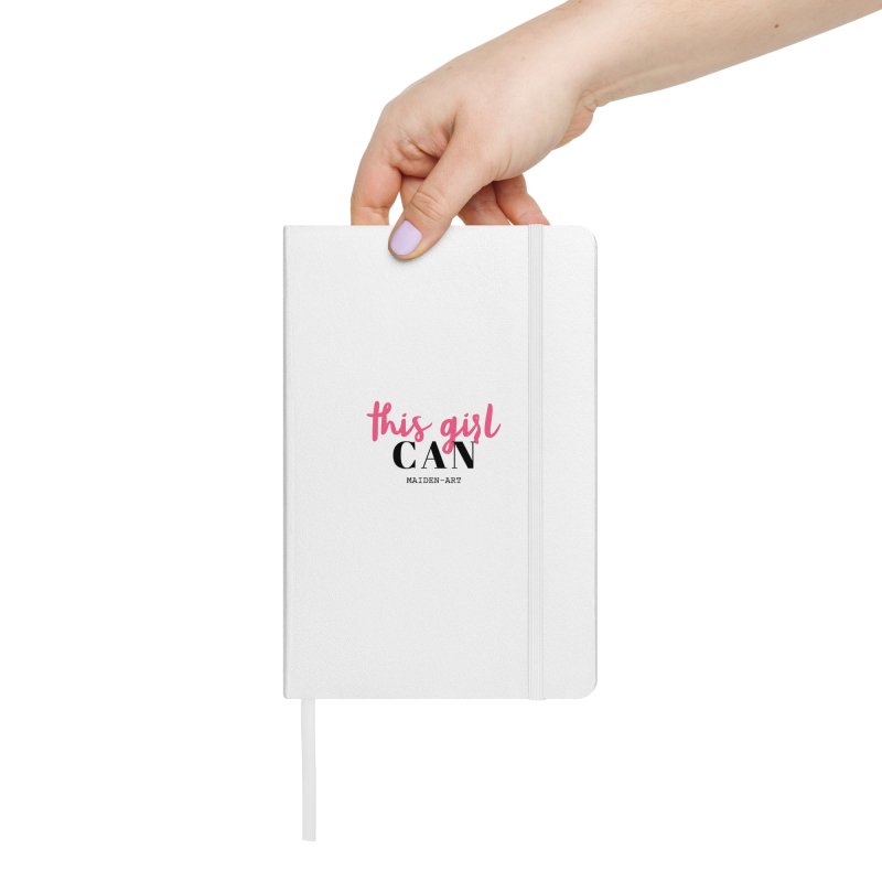 This Girl Can Hardcover bound notebook - JournalBook - stationery - notebook - British D'sire