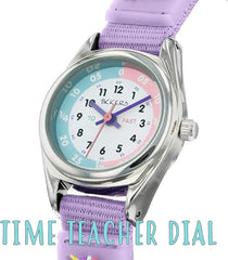 Tikkers Girls Analogue Classic Quartz Watch with Textile Strap TK0148 - Kids watches - British D'sire