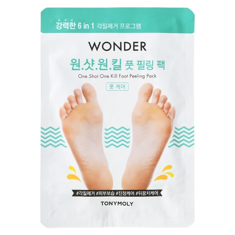 TONYMOLY Wonder One Shot One Kill Foot Peeling Pack 40ml - Foot Peel Mask - British D'sire