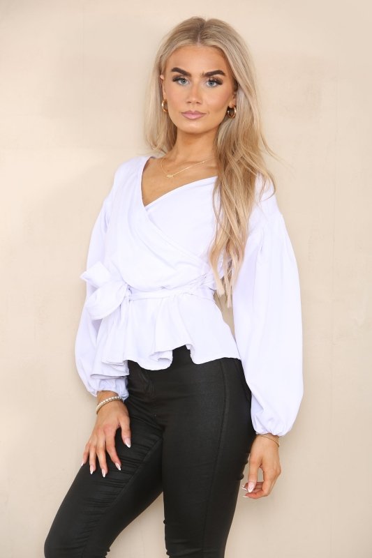 Tops With Frill Sleeves - Top - British D'sire