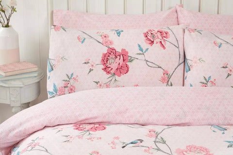 Tranquility Birds Kids Bedding Single Double Duvet Quilt Cover Set - Home, Furniture & DIY:Bedding:Bedding Sets & Duvet Covers - British D'sire