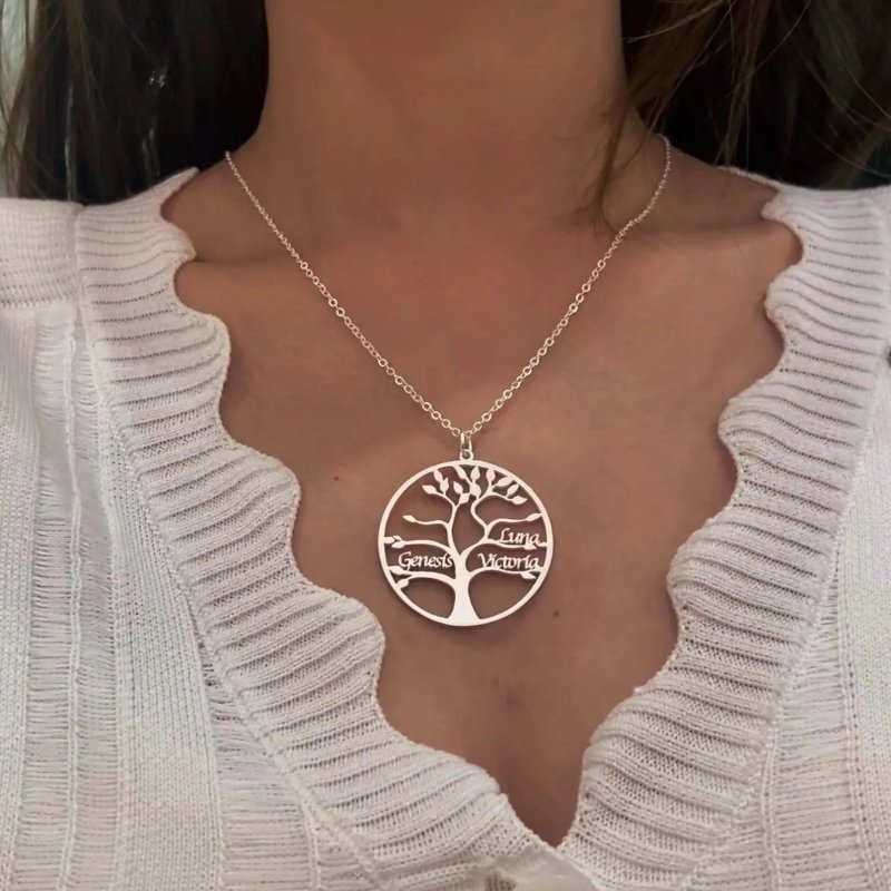 Tree of Life Necklace - Bohemian Necklace - Necklaces - British D'sire