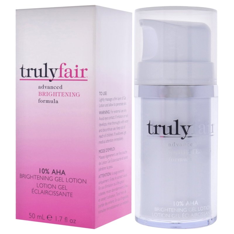 Truly Fair - 10 Percent Aha Brightening Gel Lotion for Unisex - 1.7 oz Lotion - Lotion - British D'sire