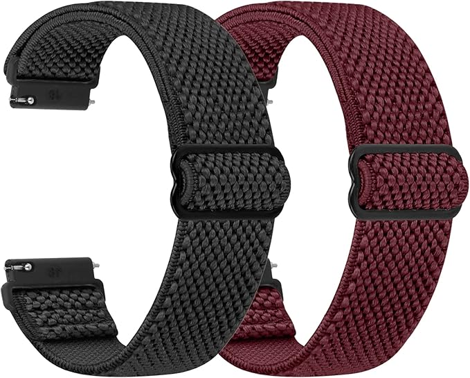 TumpCez - Quick Release Elastic Nylon Watch Straps - Band 20mm - Watches - British D'sire