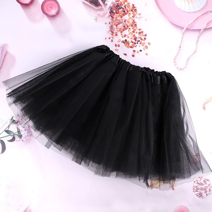 Tutu Skirt, Layered Tulle Dance Skirts for Kids Girls Dance Birthday Princess Party - Skirts & Skorts - British D'sire