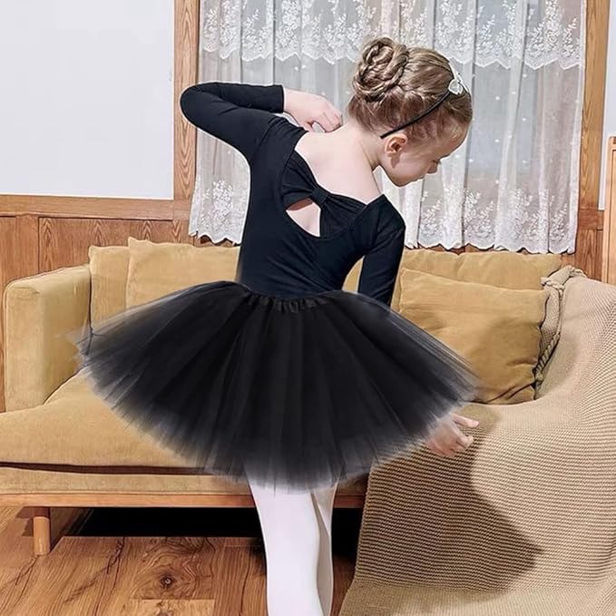 Tutu Skirt, Layered Tulle Dance Skirts for Kids Girls Dance Birthday Princess Party - Skirts & Skorts - British D'sire