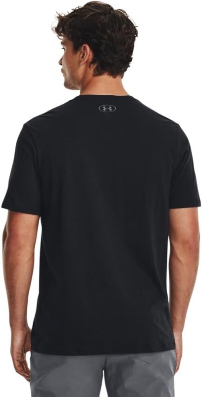 Under Armour Mens Big Logo Fill Short Sleeve T-Shirt - Men's T-Shirts - British D'sire