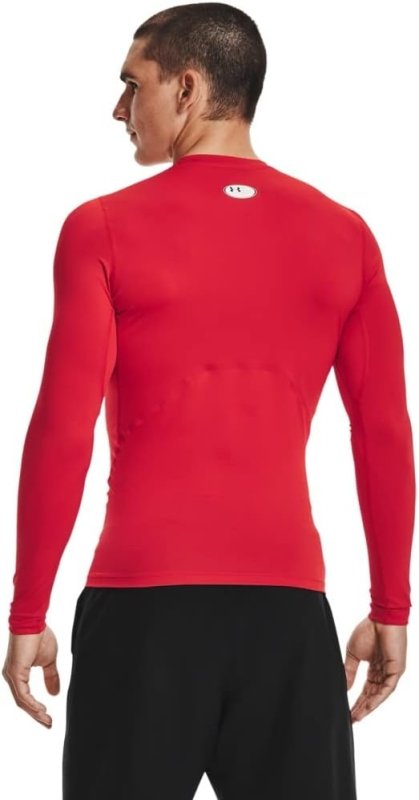 Under Armour Men's Ua Hg Armour Comp Ls Long - Sleeve Sports Top, Breathable Long - Sleeved Top for Men (Pack of 1) - Men's T-Shirts - British D'sire