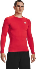 Under Armour Men's Ua Hg Armour Comp Ls Long - Sleeve Sports Top, Breathable Long - Sleeved Top for Men (Pack of 1) - Men's T-Shirts - British D'sire