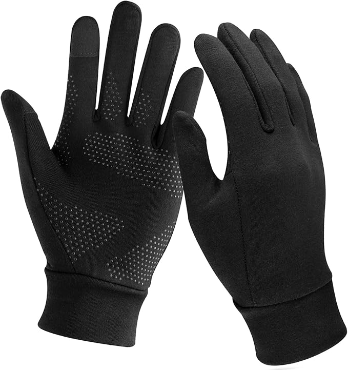 Unigear Running Gloves, Touch Screen Anti - slip Lightweight Gloves Liners for Cycling Biking Sporting Driving for Men Women - Gloves & Mittens - British D'sire